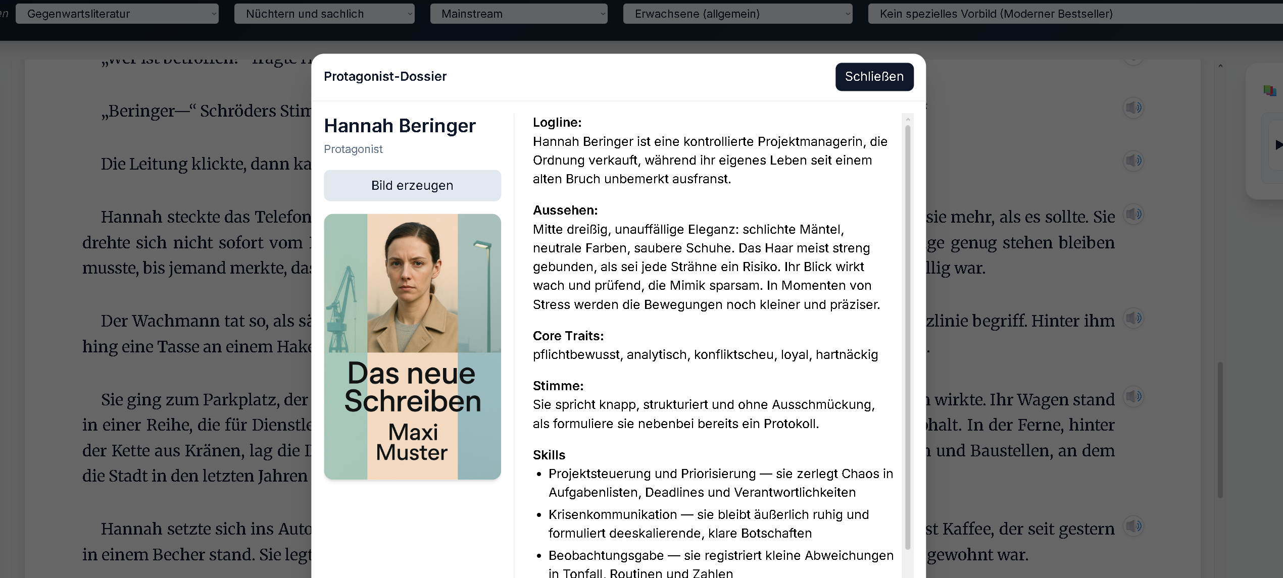 Dossier und Logbuch Vorschau